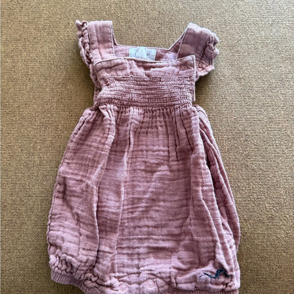 Angel Dear Pink Flutter Sleeve Sundress